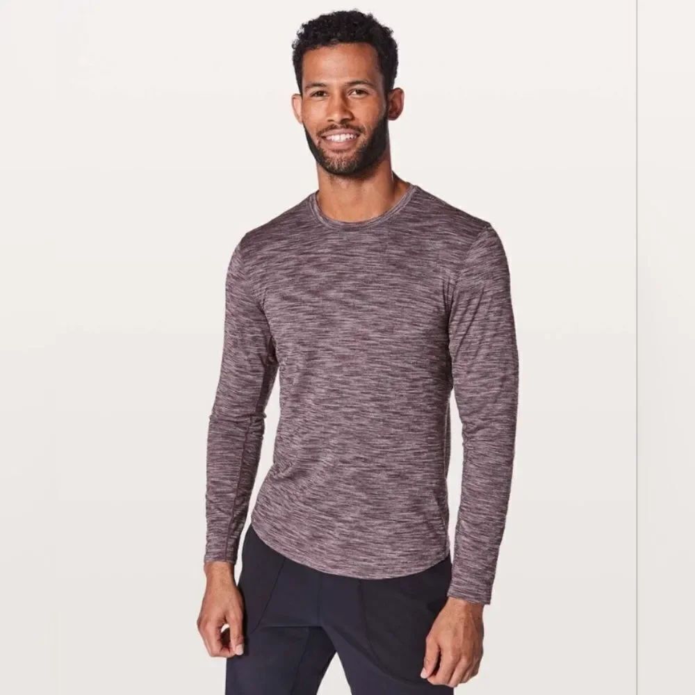 Lululemon Fresh Moves Long Sleeve Black Cherry Size Medium